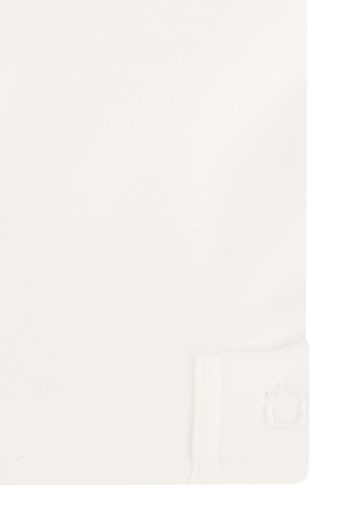 Ledub overhemd normale fit wit effen katoen