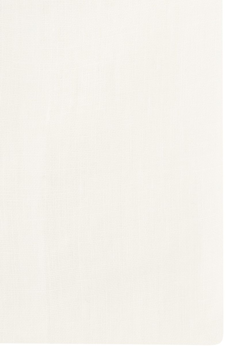 Linnen John Miller mouwlengte 7 slim fit wit overhemd