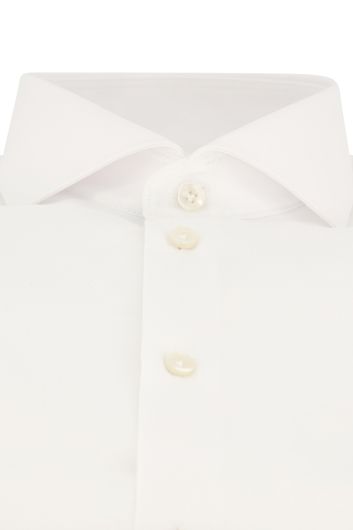 John Miller strijkvrij overhemd Tailored Fit wit katoen