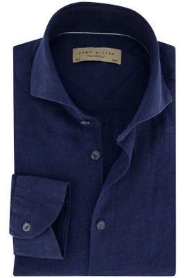 John Miller John Miller business overhemd Tailored Fit slim fit donkerblauw effen