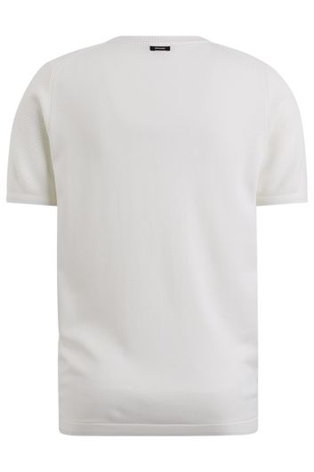 Vanguard t-shirt wit met structuur