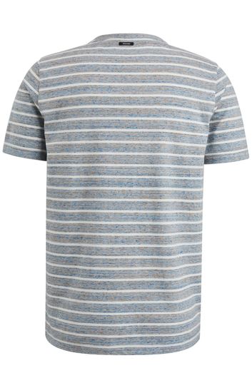 Vanguard korte mouw t-shirt grijs gestreept