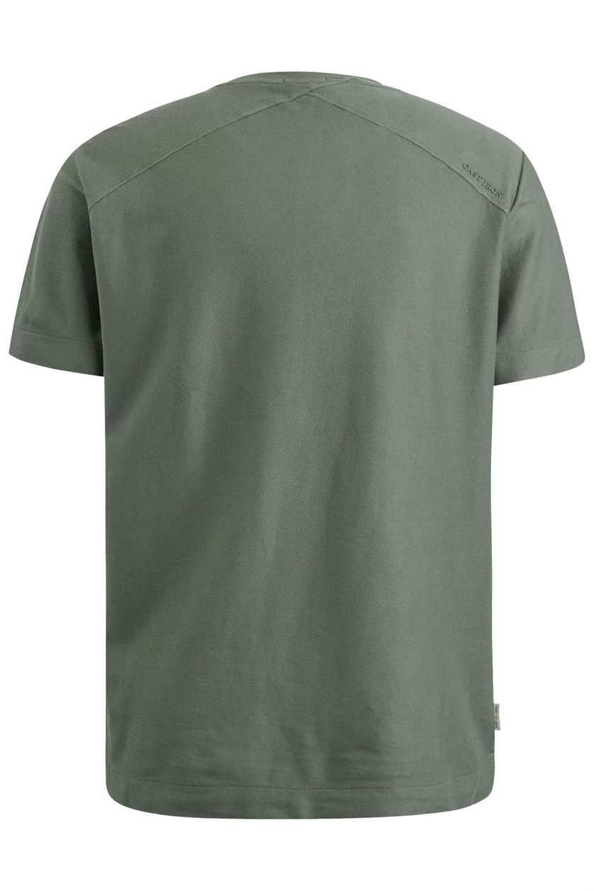 T-shirt Cast Iron groen met opdruk