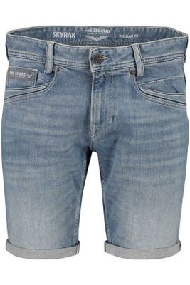 PME Legend PME Legend korte jeans blauw effen katoen normale fit