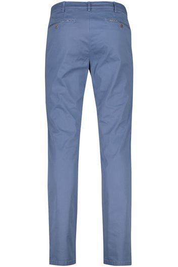 Katoenen pantalon Meyer Bonn blauw perfect fit 