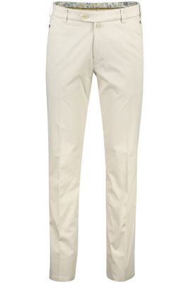 Meyer Meyer exclusive pantalon Bonn beige modern fit katoen