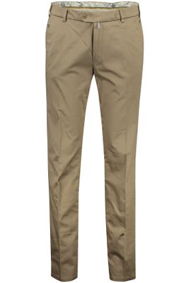 Meyer Meyer exclusive katoenen modern fit pantalon Bonn bruin