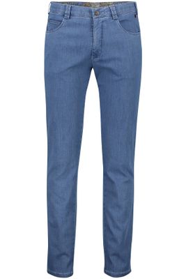 Meyer Meyer nette jeans Dubai blauw effen denim