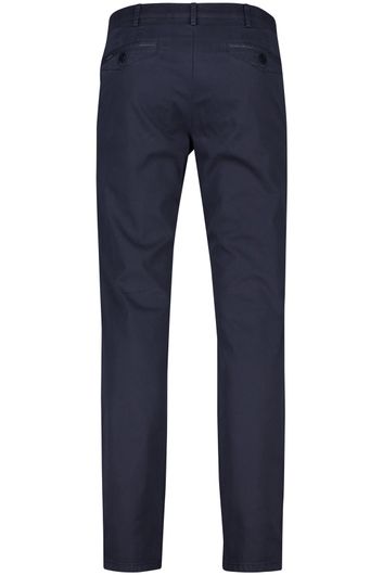 Meyer pantalon Chicago perfect fit donkerblauw katoen