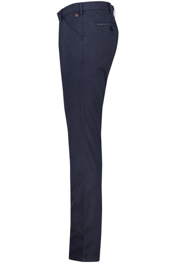 Meyer pantalon Chicago perfect fit donkerblauw katoen