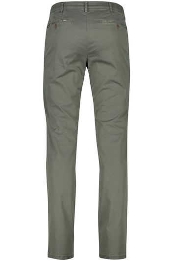 Katoenen Meyer pantalon Bonn groen perfect fit