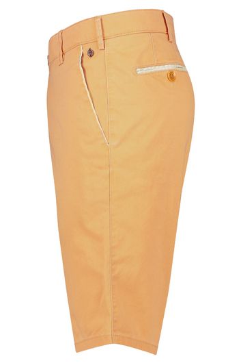 Meyer korte broek oranje effen katoen