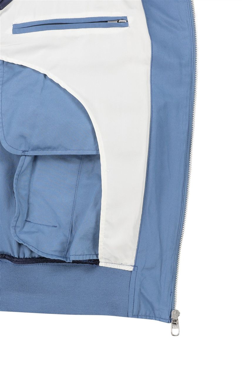 Pierre Cardin blauw zomerjas katoen modern fit 