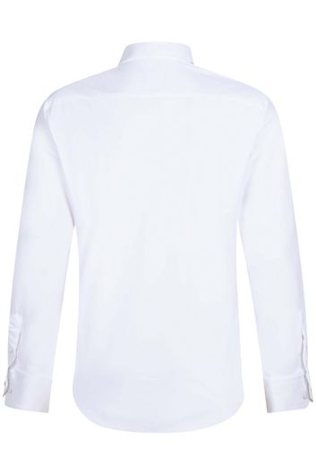 Cavallaro overhemd mouwlengte 7 slim fit wit effen 