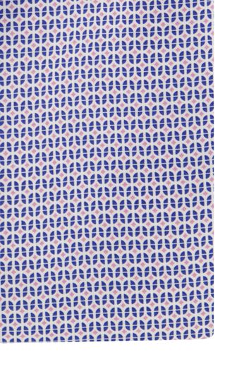 Eterna overhemd Modern Fit katoen blauw geprint