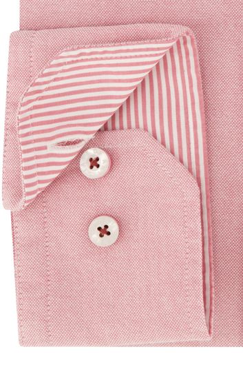 State of Art casual overhemd wijde fit roze effen