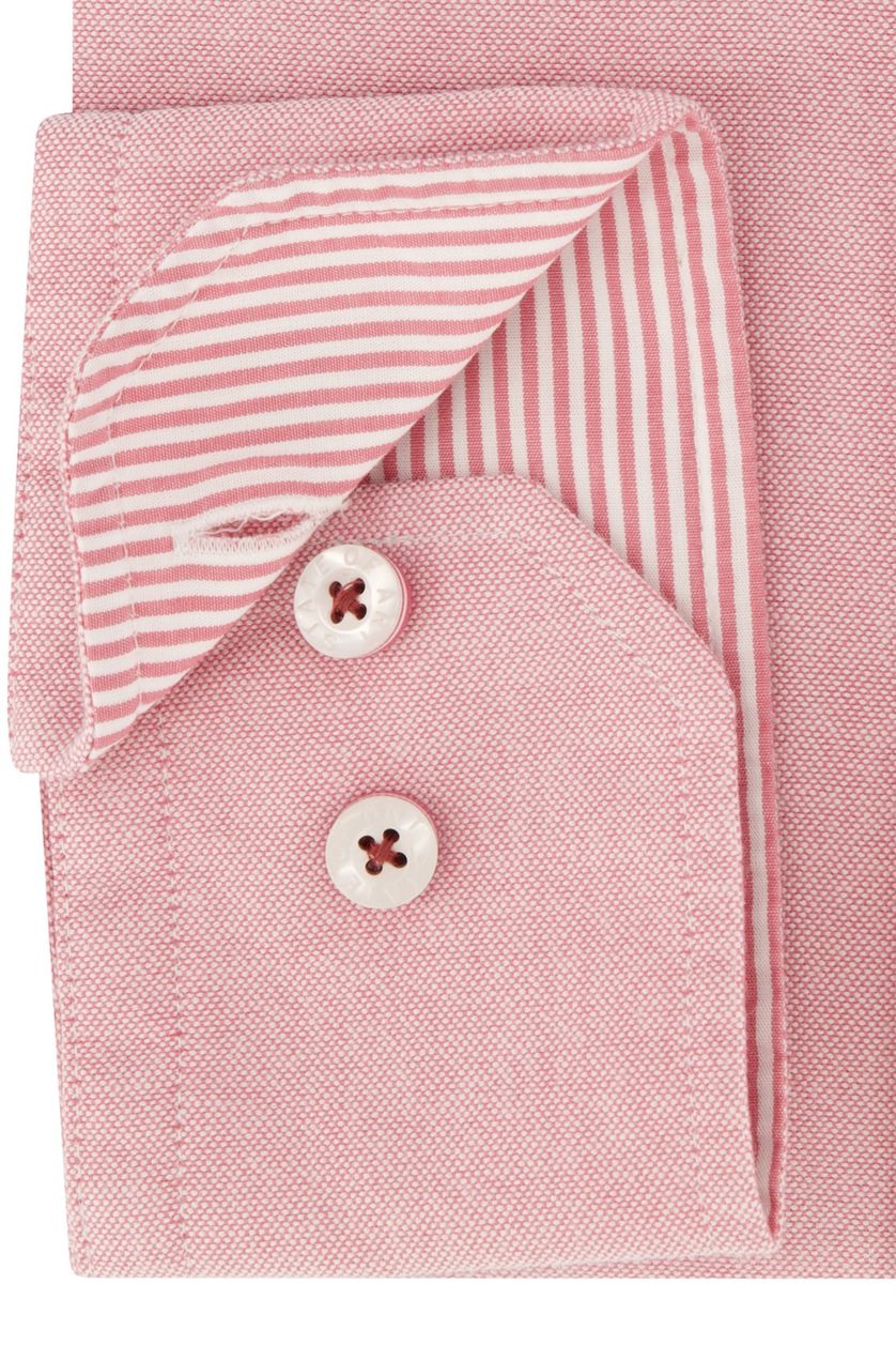 State of Art roze overhemd wijde fit katoen