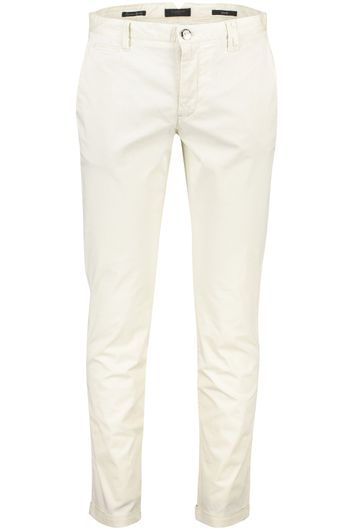 Alberto pantalon off white rob slim fit