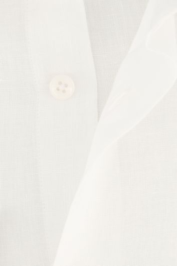Cavallaro overhemd mouwlengte 7 slim fit wit effen