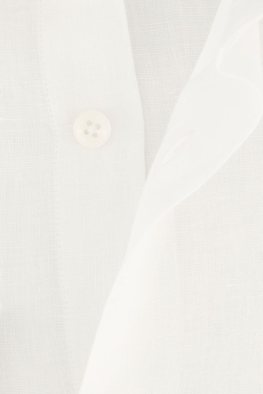 Cavallaro overhemd mouwlengte 7 wit linnen