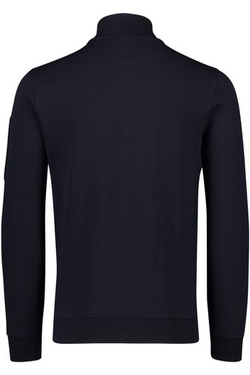 Cavallaro sweater donkerblauw half zip