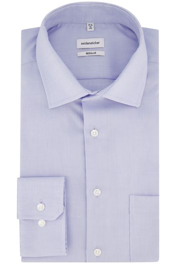 Seidensticker business overhemd Regular normale fit lichtblauw effen