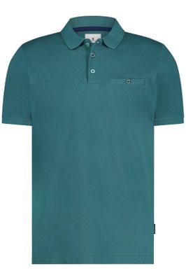 State of Art Poloshirt State of Art wijde fit turquoise effen