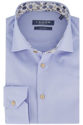 Ledub Ledub business overhemd Modern Fit New normale fit lichtblauw effen easy iron