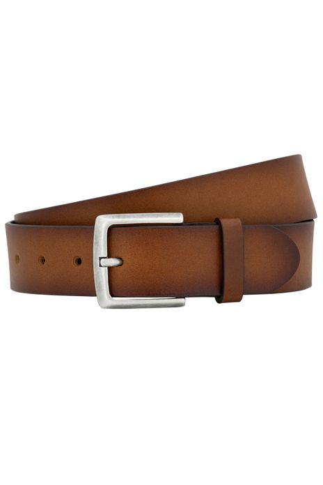 Lindenmann riem cognac leer