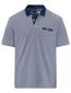 Brax polo blauw korte mouw gemeleerd