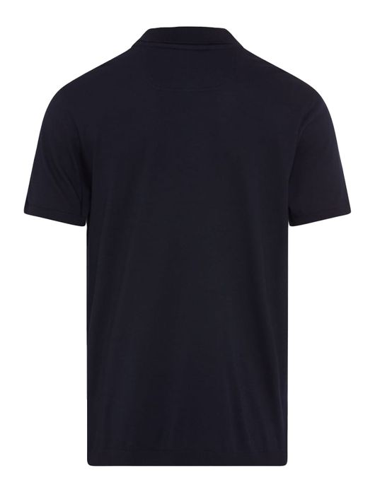 Brax polo donkerblauw effen