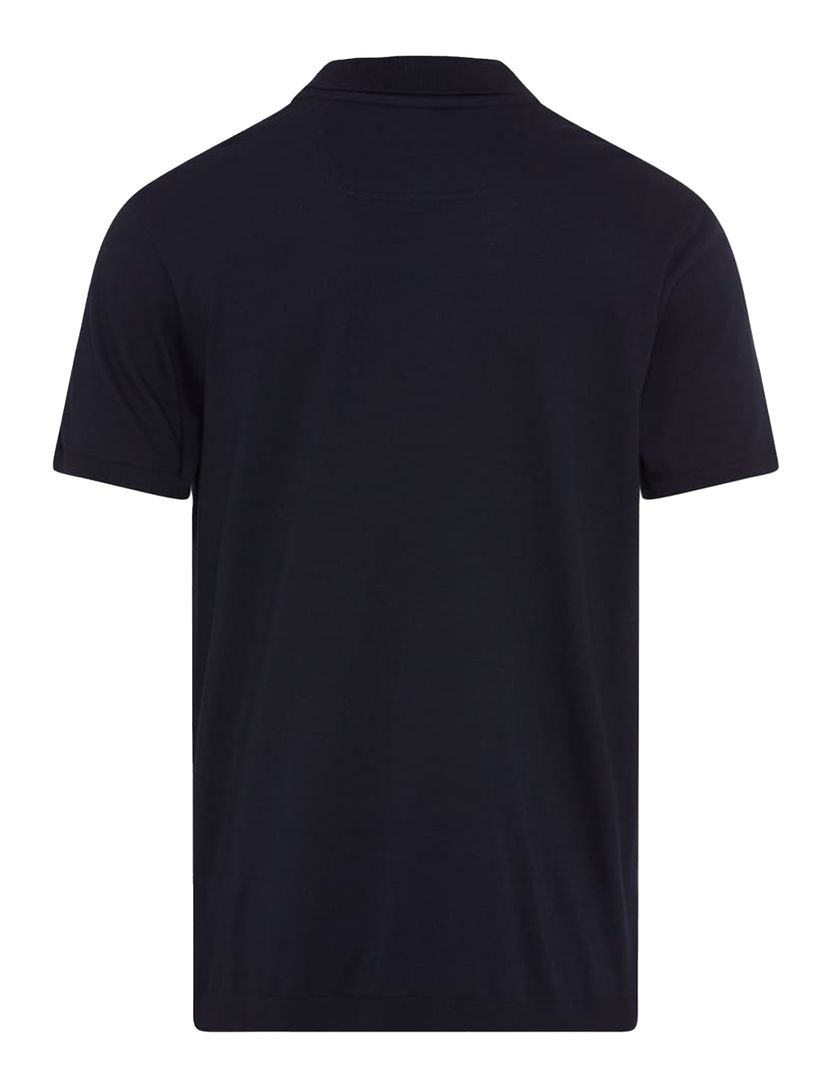 Brax polo donkerblauw effen