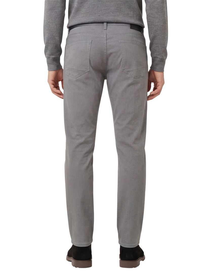 Brax Pantalon 5-p grijs katoen effen