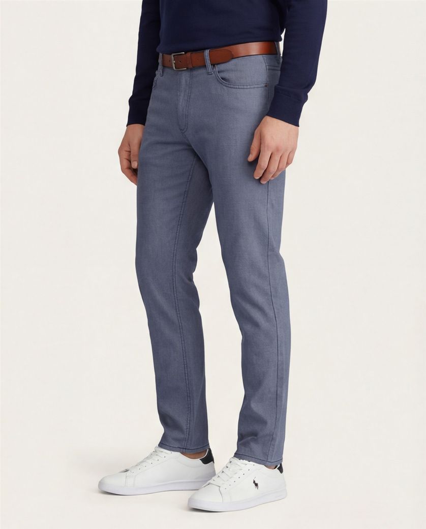 Brax Pantalon 5-p blauw effen