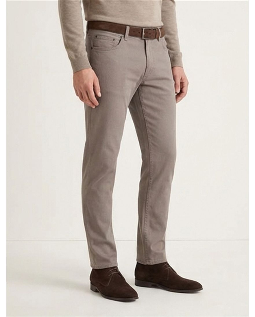 Brax Pantalon 5-p bruin katoen