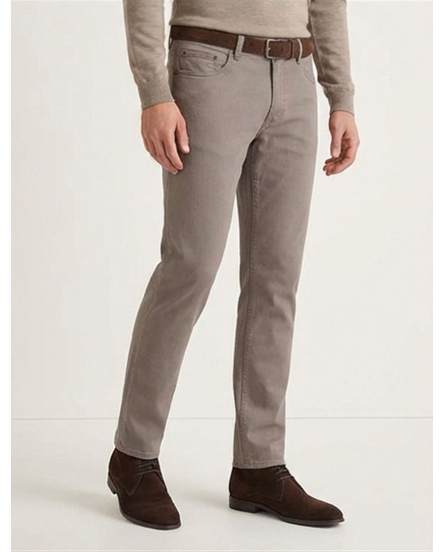 Brax Pantalon 5-p bruin katoen