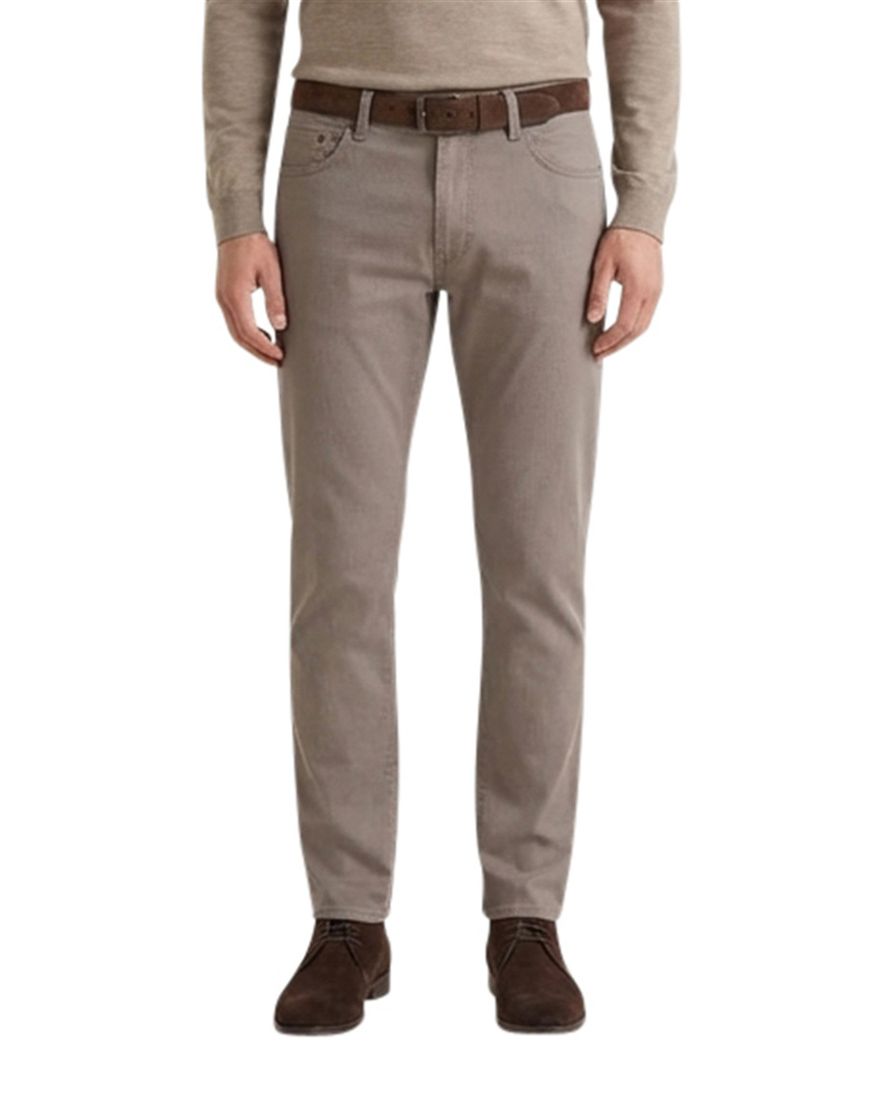 Brax Pantalon 5-p bruin katoen