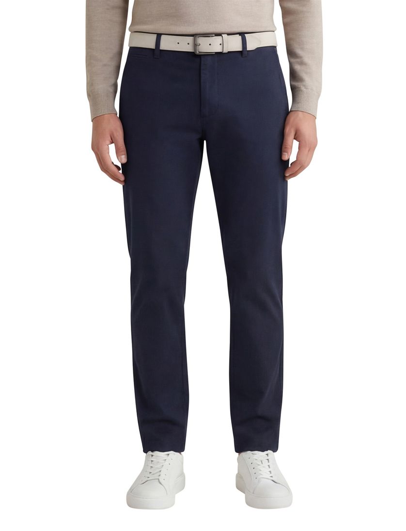 Brax Pantalon donkerblauw effen