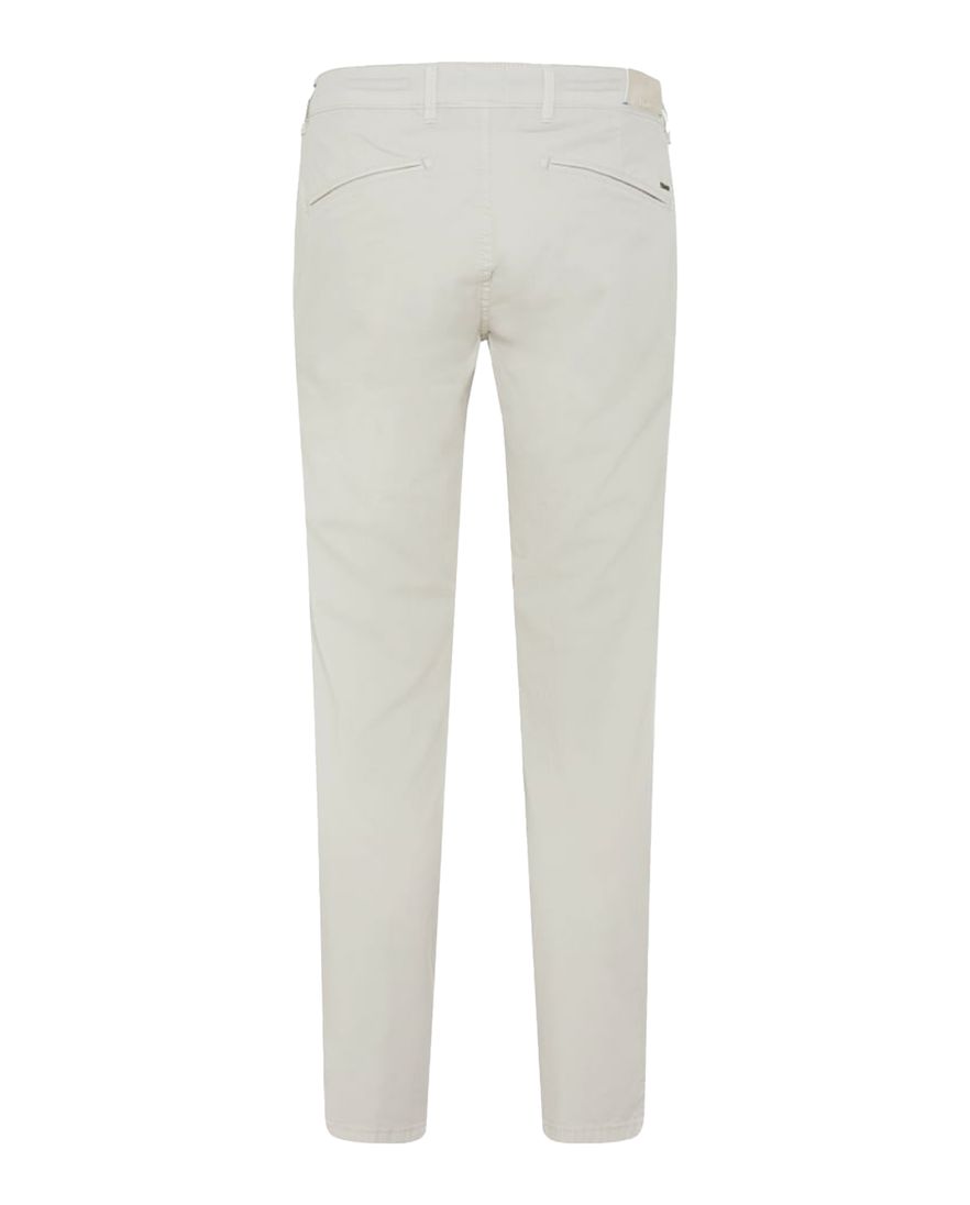 Brax Pantalon wit katoen effen