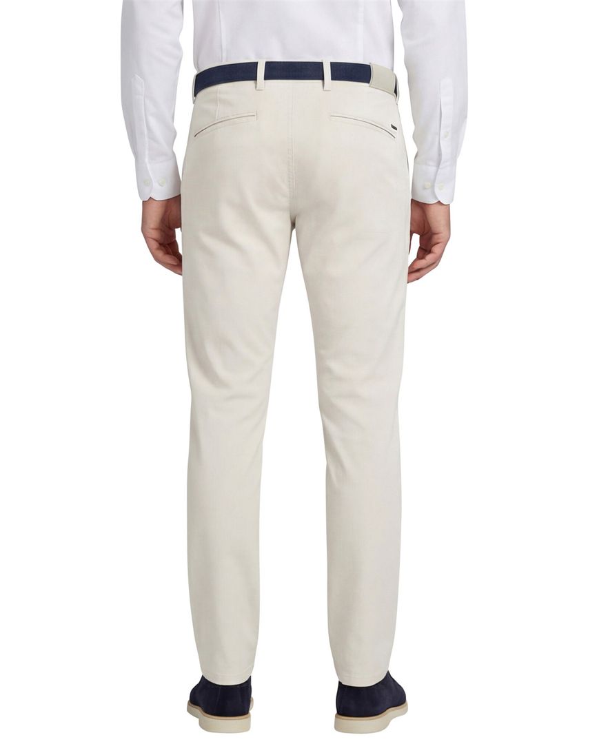 Brax Pantalon wit katoen effen