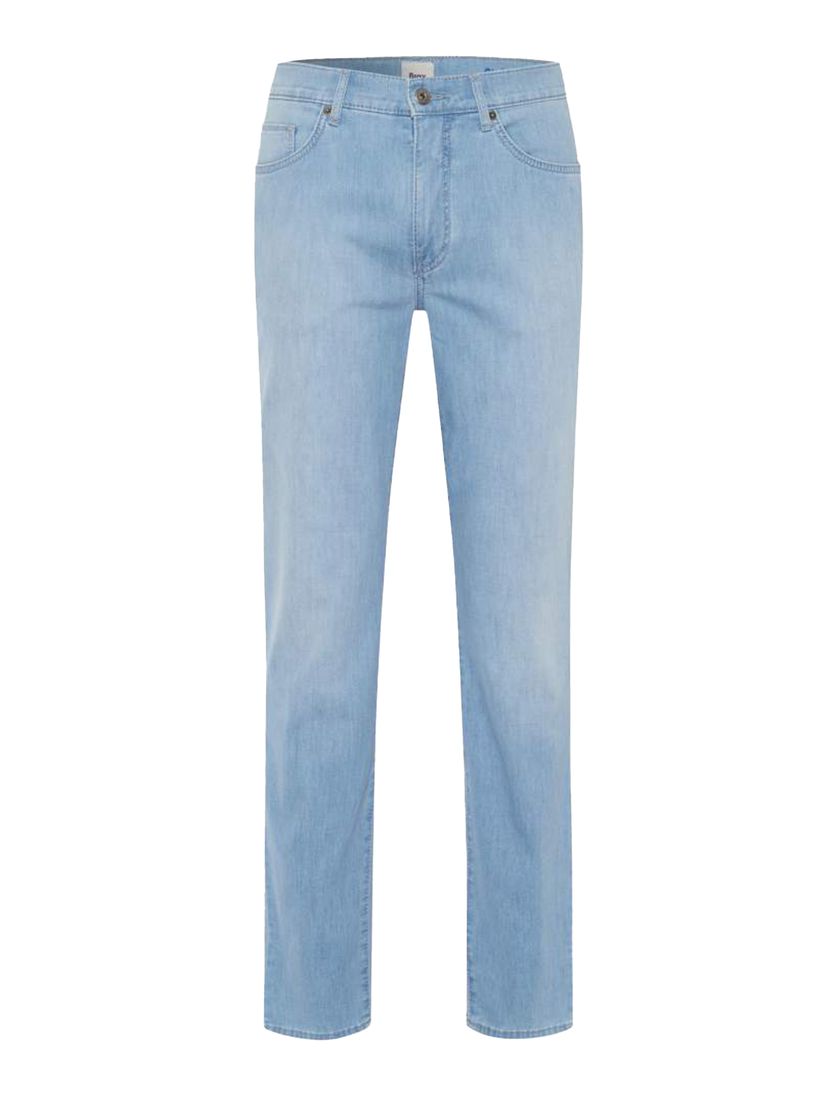 Brax Pantalon lichtblauw katoen