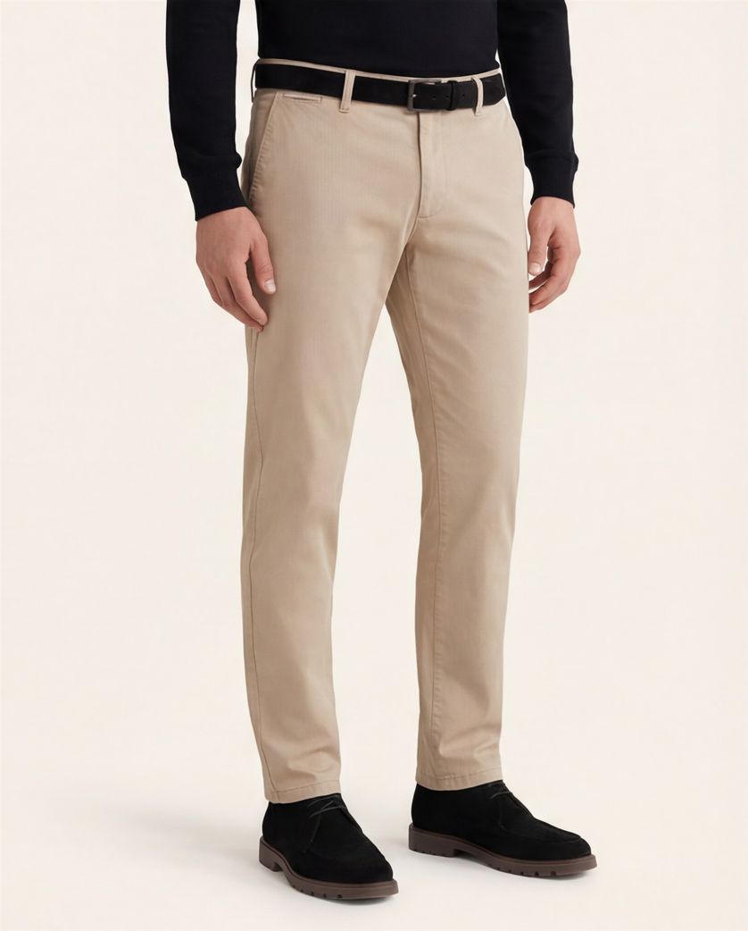 Brax Pantalon bruin katoen