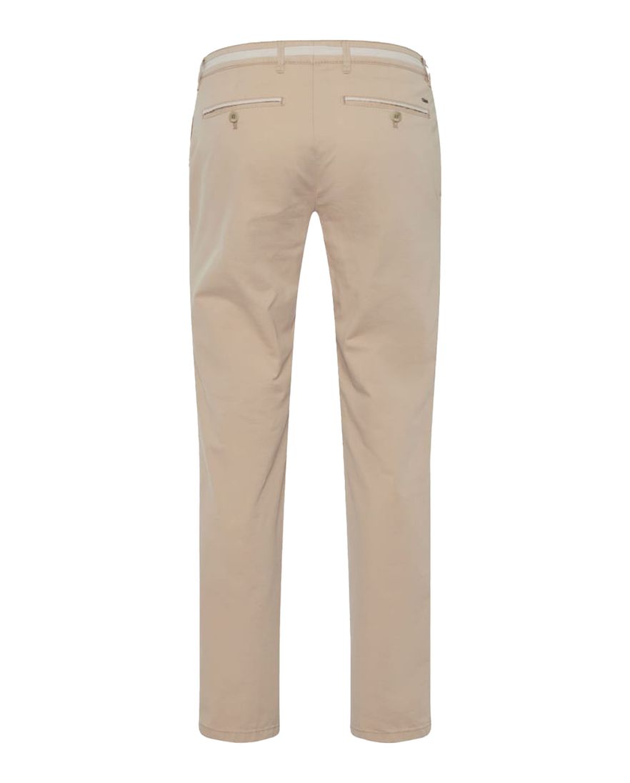 Brax Pantalon bruin katoen effen