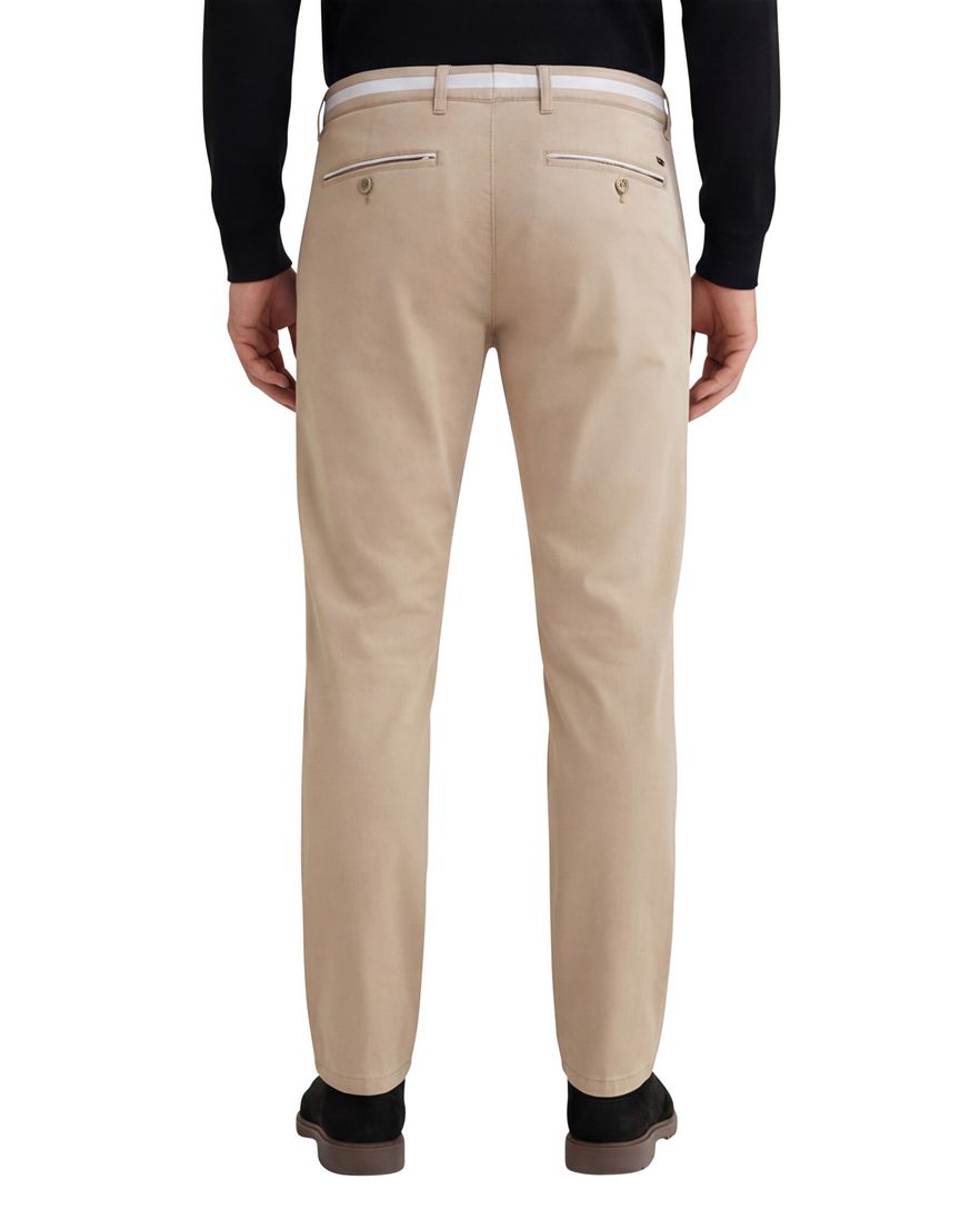 Brax Pantalon bruin katoen effen