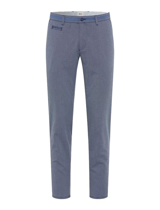 Brax Pantalon blauw katoen