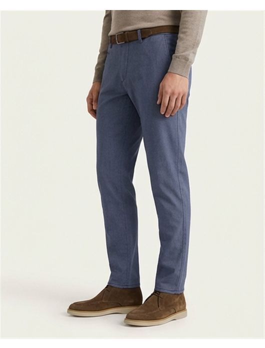 Brax Pantalon blauw katoen