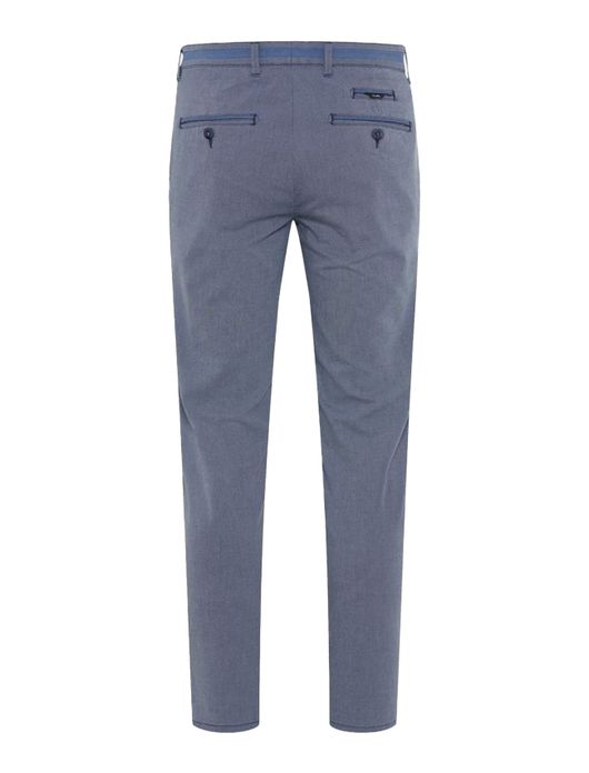 Brax Pantalon blauw katoen