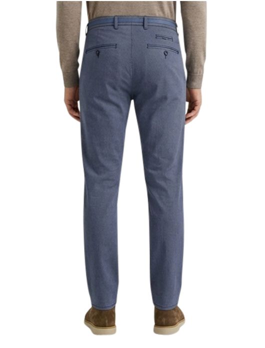 Brax Pantalon blauw katoen