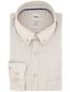 Brax overhemd beige Pure Linen Modern Fit