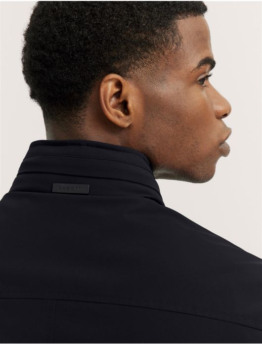 Bugatti tussenjas gewatteerd blauw half lang